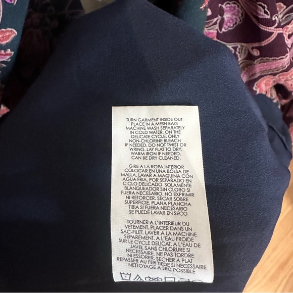 Cabi Multicolor Paisley Boho Long Sleeve Maxi Dress, Size Large - Picture 9 of 9